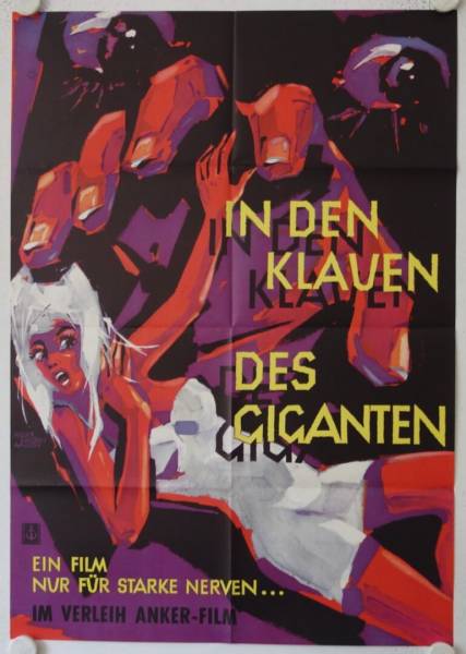 Giant from the Unknown original release german movie poster